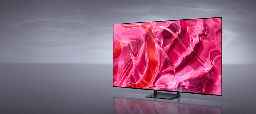 Samsung OLED 4K 55S93C 2023 televisie - lifestyle