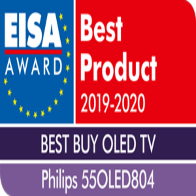 Winnaar EISA Award 55OLED804 Philips