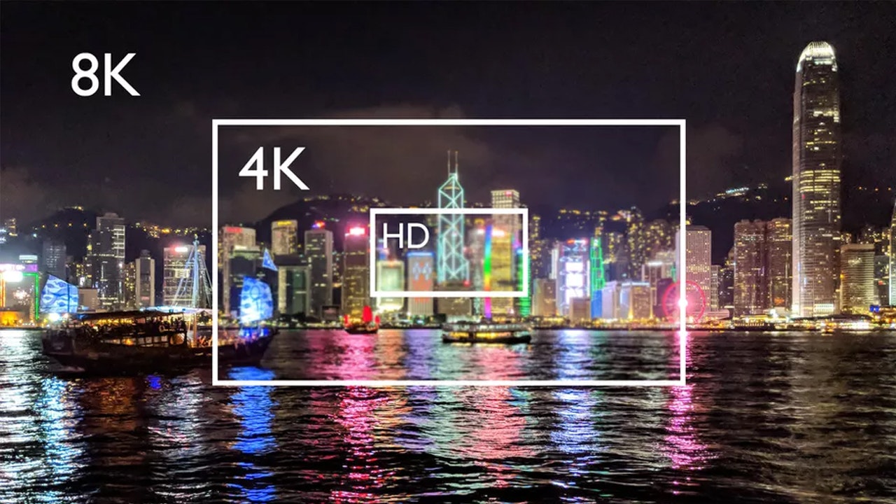 4K vs 8K beeldkwaliteit